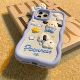 3D Pochacco Dog Silicone Phone Case